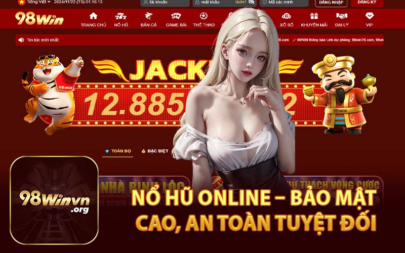 Nổ Hũ Online – Bảo Mật Cao, An Toàn Tuyệt Đối